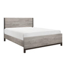  Color_Grey Size_Queen -- Zephyr 1577-1* Queen Bed IMAGE 2