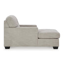  Manufacturer Color_Pebble -- Signature Design by Ashley Mahoney Fabric Chaise IMAGE 3