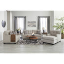 Manufacturer Color_Pebble -- Signature Design by Ashley Mahoney Fabric Chaise IMAGE 6
