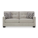  Manufacturer Color_Pebble -- Signature Design by Ashley Mahoney Stationary Fabric Sofa IMAGE 2