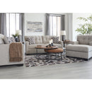  Manufacturer Color_Pebble -- Signature Design by Ashley Mahoney Stationary Fabric Sofa IMAGE 6