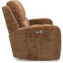 Flexsteel Aiden 1039-62PH Power Reclining Sofa with Power Headrests - Cappuccino - Maison Elegance Furniture LLC