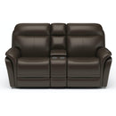 Flexsteel Zoey 1653-64PH Power Reclining Loveseat with Console and Power Headrests - Maison Elegance Furniture LLC