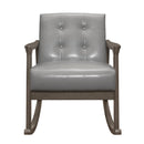  Manufacturer Color_Grey -- Auden 1049GY-1 Rocking Chair IMAGE 2