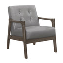  Homelegance Alby 1050GY-1 Accent Chair IMAGE 1
