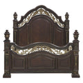 Color_Dark Cherry/ Dark Cherry Size_Queen --  Catalonia 1824-1* Queen Bed IMAGE 1
