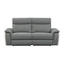 Homelegance Maroni Power Reclining Leather Match Loveseat - Maison Elegance Furniture LLC