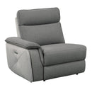 Homelegance Maroni Power Reclining Leather Match Loveseat - Maison Elegance Furniture LLC