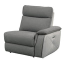 Homelegance Maroni Power Reclining Leather Match Loveseat - Maison Elegance Furniture LLC