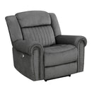 Manufacturer Color_Charcoal Motion Type_Power -- Brennen 9204CC-1PW Power Reclining Chair IMAGE 2