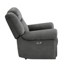  Manufacturer Color_Charcoal Motion Type_Power -- Brennen 9204CC-1PW Power Reclining Chair IMAGE 3