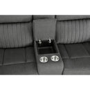  Manufacturer Color_Charcoal Motion Type_Power Recline -- Brennen 9204CC-2PW Power Double Reclining Love Seat with Center Console IMAGE 5