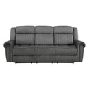  Manufacturer Color_Charcoal Motion Type_Power Recline -- Brennen 9204CC-3PW Power Double Reclining Sofa IMAGE 1
