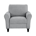  Manufacturer Color_Dark grey -- Homelegance Ellery Stationary Fabric Chair IMAGE 1