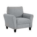  Manufacturer Color_Dark grey -- Homelegance Ellery Stationary Fabric Chair IMAGE 2