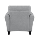  Manufacturer Color_Dark grey -- Homelegance Ellery Stationary Fabric Chair IMAGE 4