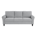  Manufacturer Color_Dark grey -- Homelegance Ellery Stationary Fabric Sofa IMAGE 1