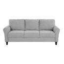  Manufacturer Color_Dark grey -- Homelegance Ellery Stationary Fabric Sofa IMAGE 1