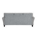  Manufacturer Color_Dark grey -- Homelegance Ellery Stationary Fabric Sofa IMAGE 3