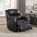  Homelegance Foxcroft 9316PUBR-1PW Power Reclining Chair IMAGE 6