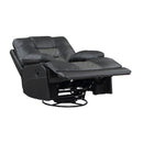  Homelegance Fabian 9388GRY-1 Swivel Glider Reclining Chair IMAGE 5