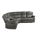  Manufacturer Color_Brownish grey -- Homelegance Centeroak Reclining Fabric 3 pc Sectional IMAGE 2