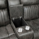  Manufacturer Color_Brownish grey -- Homelegance Centeroak Reclining Fabric 3 pc Sectional IMAGE 6