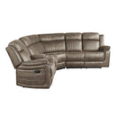  Manufacturer Color_Sandy Brown -- Centeroak 9479SDB*SC 3 pc Reclining Sectional with Left Console IMAGE 2