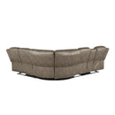  Manufacturer Color_Sandy Brown -- Centeroak 9479SDB*SC 3 pc Reclining Sectional with Left Console IMAGE 4