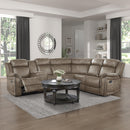  Manufacturer Color_Sandy Brown -- Centeroak 9479SDB*SC 3 pc Reclining Sectional with Left Console IMAGE 7