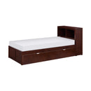  Homelegance Rowe B2013BCDC-1R* Twin Bookcase Platform Bed with Twin Trundle IMAGE 1