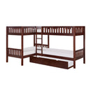  Homelegance Rowe B2013CNDC-1R* Corner Bunk Bed with Twin Trundle IMAGE 3