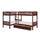  Homelegance Rowe B2013CNDC-1T* Corner Bunk Bed with Storage Boxes IMAGE 3