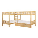  Homelegance Bartly B2043CN-1R* Corner Bunk Bed with Twin Trundle IMAGE 1