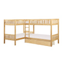  Homelegance Bartly B2043CN-1T* Corner Bunk Bed with Storage Boxes IMAGE 1