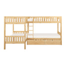  Homelegance Bartly B2043CN-1T* Corner Bunk Bed with Storage Boxes IMAGE 2