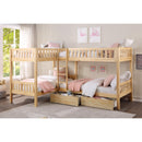  Homelegance Bartly B2043CN-1T* Corner Bunk Bed with Storage Boxes IMAGE 4