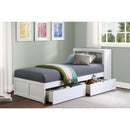  Homelegance Galen B2053BCW-1T* Twin Bookcase Platform Bed with Storage Boxes IMAGE 4