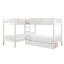  Homelegance Galen B2053CNW-1T* Corner Bunk Bed with Storage Boxes IMAGE 1