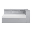  Homelegance Orion B2063BC-1BCR* Twin Bookcase Corner Platform Bed with Twin Trundle IMAGE 2