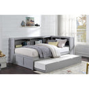  Homelegance Orion B2063BC-1BCR* Twin Bookcase Corner Platform Bed with Twin Trundle IMAGE 4