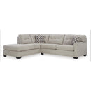  Manufacturer Color_Pebble -- Signature Design by Ashley Mahoney Fabric 2 pc Sectional IMAGE 1