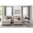  Manufacturer Color_Pebble -- Signature Design by Ashley Mahoney Fabric 2 pc Sectional IMAGE 6