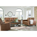  Manufacturer Color_Caramel -- Signature Design by Ashley Bolsena Rocker Leather Match Recliner IMAGE 8