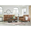  Manufacturer Color_Caramel -- Signature Design by Ashley Bolsena Stationary Leather Match Sofa IMAGE 12