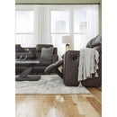  Manufacturer Color_Umber -- Signature Design by Ashley Lavenhorne Reclining Leather Look Sofa IMAGE 12