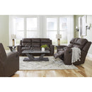  Manufacturer Color_Umber -- Signature Design by Ashley Lavenhorne Reclining Leather Look Sofa IMAGE 17