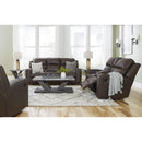  Manufacturer Color_Umber -- Signature Design by Ashley Lavenhorne Reclining Leather Look Sofa IMAGE 18