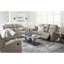  Manufacturer Color_Pebble -- Lavenhorne 6330794 Double Reclining Loveseat with Console IMAGE 13