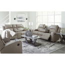  Manufacturer Color_Pebble -- Lavenhorne 6330794 Double Reclining Loveseat with Console IMAGE 15
